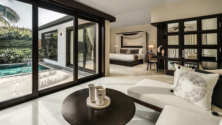 One Bedroom Pool villas feature a private pool.